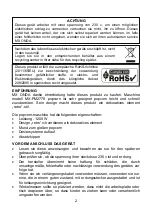 Preview for 37 page of Mx Onda MX-PM2778 Instruction Manual