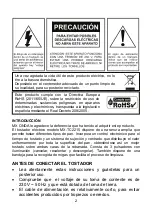 Предварительный просмотр 2 страницы Mx Onda MX-TC2215 Instruction Manual