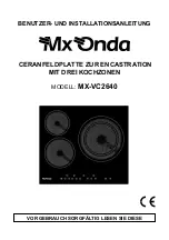 Предварительный просмотр 93 страницы Mx Onda MX-VC2640 User And Installation Manual