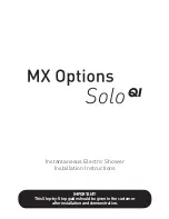 MX Options Solo QI Installation Instructions Manual preview