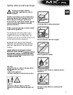 Предварительный просмотр 15 страницы MX-PG PG 3010F Instruction Manual