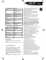 Предварительный просмотр 81 страницы MX-PG PG 3010F Instruction Manual