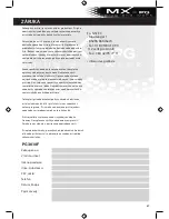 Предварительный просмотр 89 страницы MX-PG PG 3010F Instruction Manual