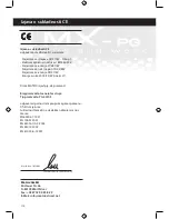 Предварительный просмотр 112 страницы MX-PG PG 3010F Instruction Manual