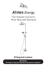 Предварительный просмотр 1 страницы MX Atmos Energy Fitting Instructions Manual