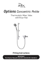 Preview for 1 page of MX Options Concentric Petite Fitting Instructions Manual