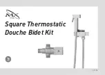 MX Square Thermostatic Douche Bidet Kit User Manual preview