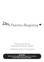 MX Thermo Response QI Installation And User Instructions Manual предпросмотр