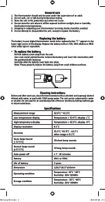 Предварительный просмотр 2 страницы MX THMD01 Instructions