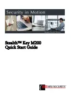 Предварительный просмотр 1 страницы MXI Security stealth key m200 Quick Start Manual