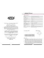 Предварительный просмотр 2 страницы MXL GENESIS FEt Quick Setup Manual