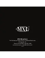 Предварительный просмотр 11 страницы MXL Marshall MXL MXL USB.007 User Manual