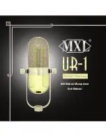 MXL UR-1 User Manual предпросмотр