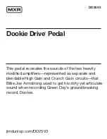 mxr Dookie Drive DD25V3 Manual preview