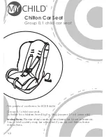 Предварительный просмотр 1 страницы My Child Chilton Owner'S Manual