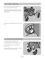 Preview for 6 page of My Child Magnet Reversible Pushchair User Manual