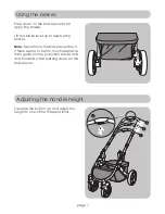 Preview for 7 page of My Child Magnet Reversible Pushchair User Manual