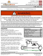 Preview for 1 page of My Fireplace Blower GA3450TA Installation Instructions