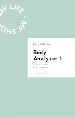 My Life My Shop Body Analyzer 1 Instruction Manual предпросмотр