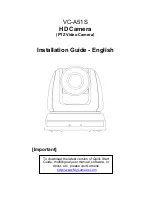 My lumens VC-A51S Installation Manual preview