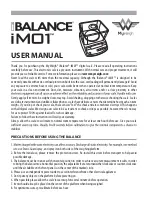 My Weigh iBALANCE iM01 User Manual preview