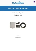 Preview for 1 page of MyAmplifiers ma-130 Installation Manual