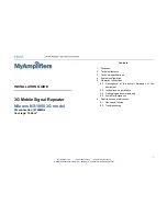 Preview for 1 page of MyAmplifiers Nikrans NS-1000 3G Installation Manual