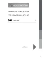 Предварительный просмотр 3 страницы myappliances ART10901 User Handbook Manual