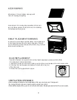 Preview for 9 page of myappliances ART28706 User Manual