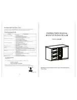 Предварительный просмотр 1 страницы myappliances WINE60 Instruction Manual