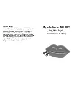 Mybelle 109 LIPS User Manual preview