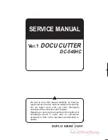 Preview for 2 page of MyBinding DC-545HC Service Manual