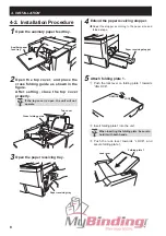 Preview for 11 page of MyBinding Duplo DF-915 Instruction Manual