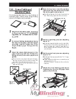 Preview for 42 page of MyBinding Duplo DF-920 Instruction Manual