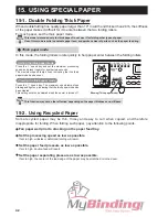 Preview for 45 page of MyBinding Duplo DF-920 Instruction Manual