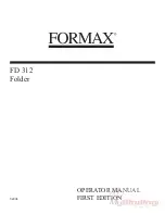 Preview for 2 page of MyBinding Formax FD 312 Instruction Manual