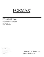 Предварительный просмотр 2 страницы MyBinding Formax FD-346 Instruction Manual