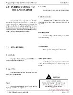 Preview for 11 page of MyBinding GBC VOYAGER Operation & Maintenance Manual