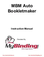 Preview for 1 page of MyBinding MBM 87M Instruction Manual