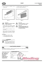 Preview for 14 page of MyBinding TB220 Instruction Manual