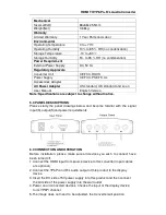 Предварительный просмотр 3 страницы MyCableMart ZT-T-603 User Manual