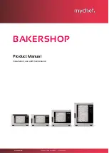 Mychef BAKERSHOP 10 600X400 Installation, Use And Maintenance Manual preview