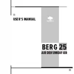 Preview for 3 page of Mycond BERG 25 User Manual