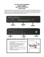 Предварительный просмотр 3 страницы MYE MAG98 Operation Manual