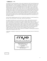 Предварительный просмотр 6 страницы MYE MAG98 Operation Manual