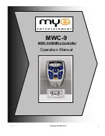 MYE MWC-9 Operation Manual preview