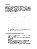 Preview for 7 page of MYE MWC-9 Operation Manual