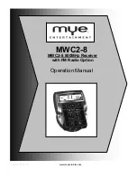 Предварительный просмотр 1 страницы MYE MWC2-8 Operation Manual