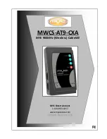 Preview for 1 page of MYE MWCS-AT9-CXA Installation