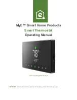 Preview for 1 page of MYE Smart Thermostat Operating Manual